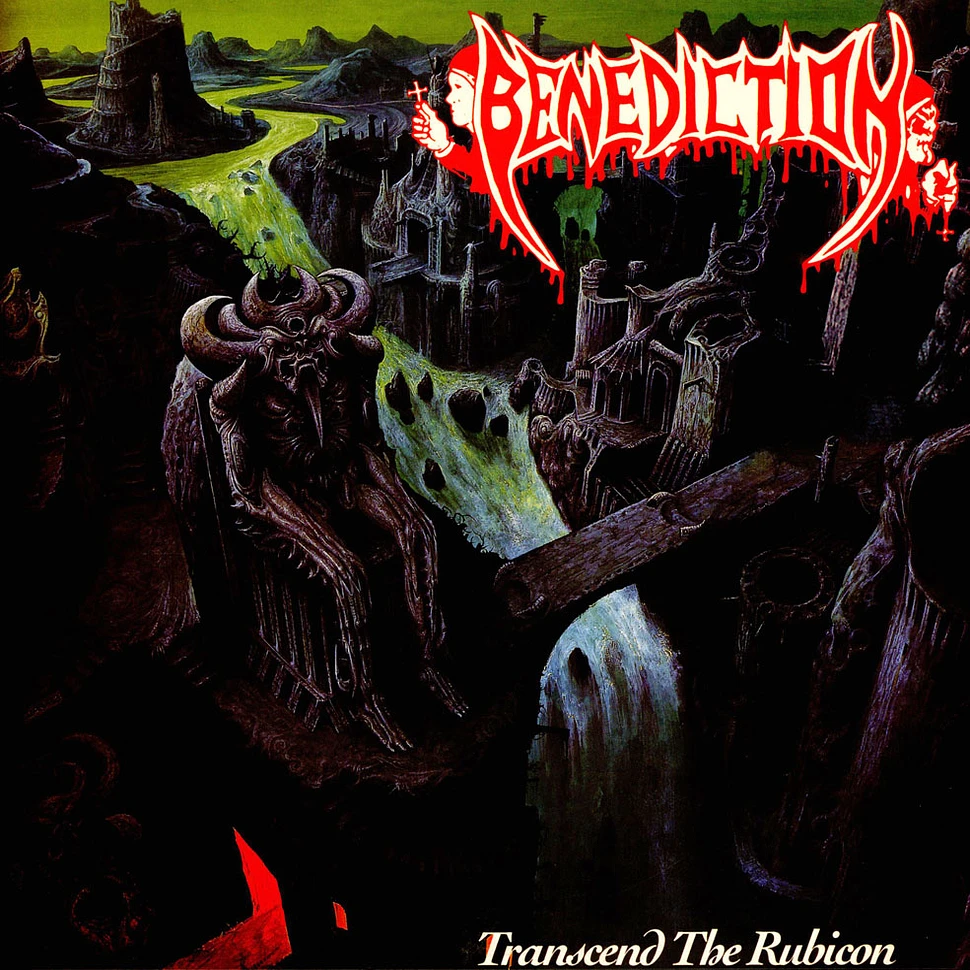 Benediction - Transcend The Rubicon Grey / Red Splatter Vinyl Edition