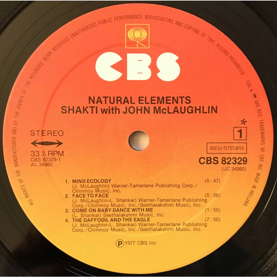 Shakti with John McLaughlin - Natural Elements