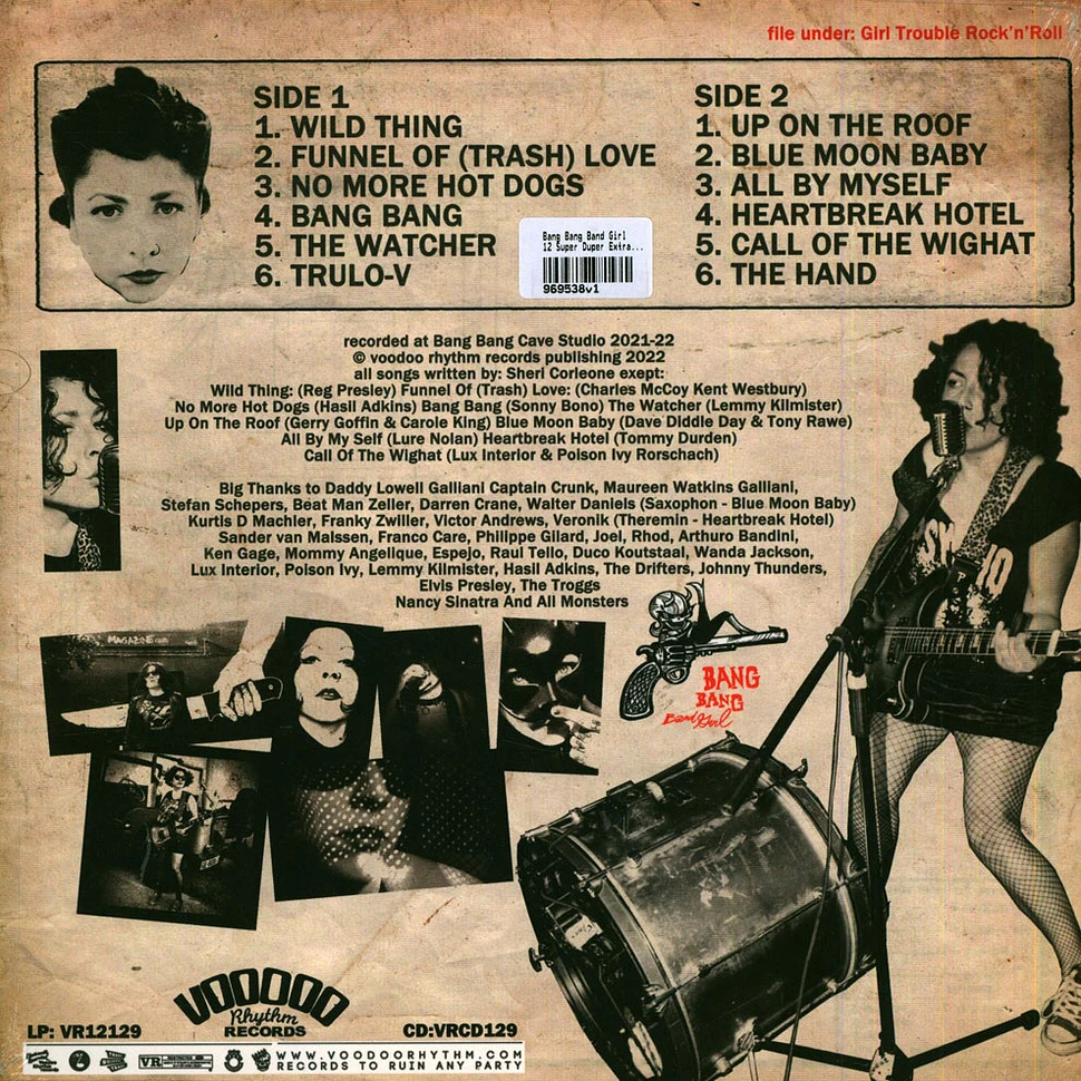 Bang Bang Band Girl - 12 Super Duper Extraordinary Girl Trouble Rock'n'Roll Tracks