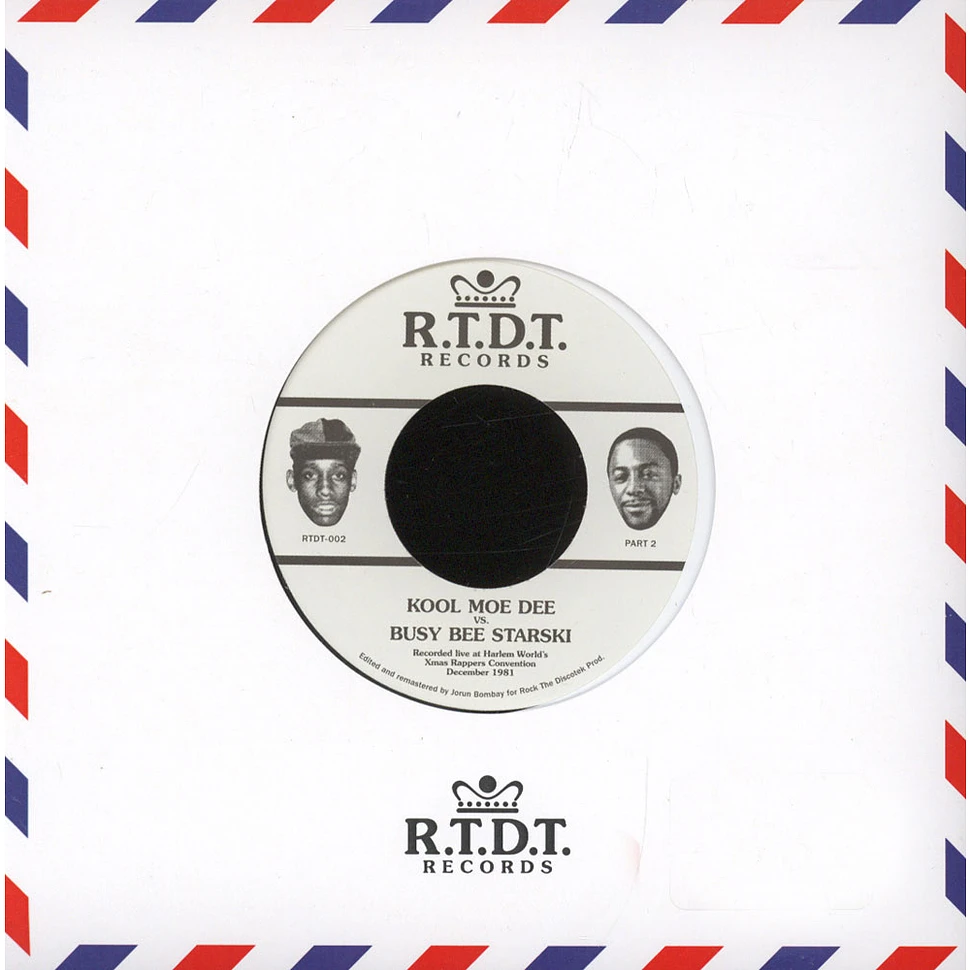 Kool Moe Dee Vs. Busy Bee - Recorded Live At Harlem World's Xmas Rappers Convention 1981