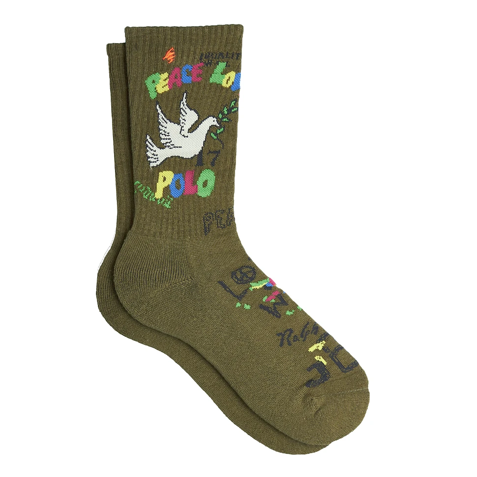 Polo Ralph Lauren - Peace & Love Crew Sock