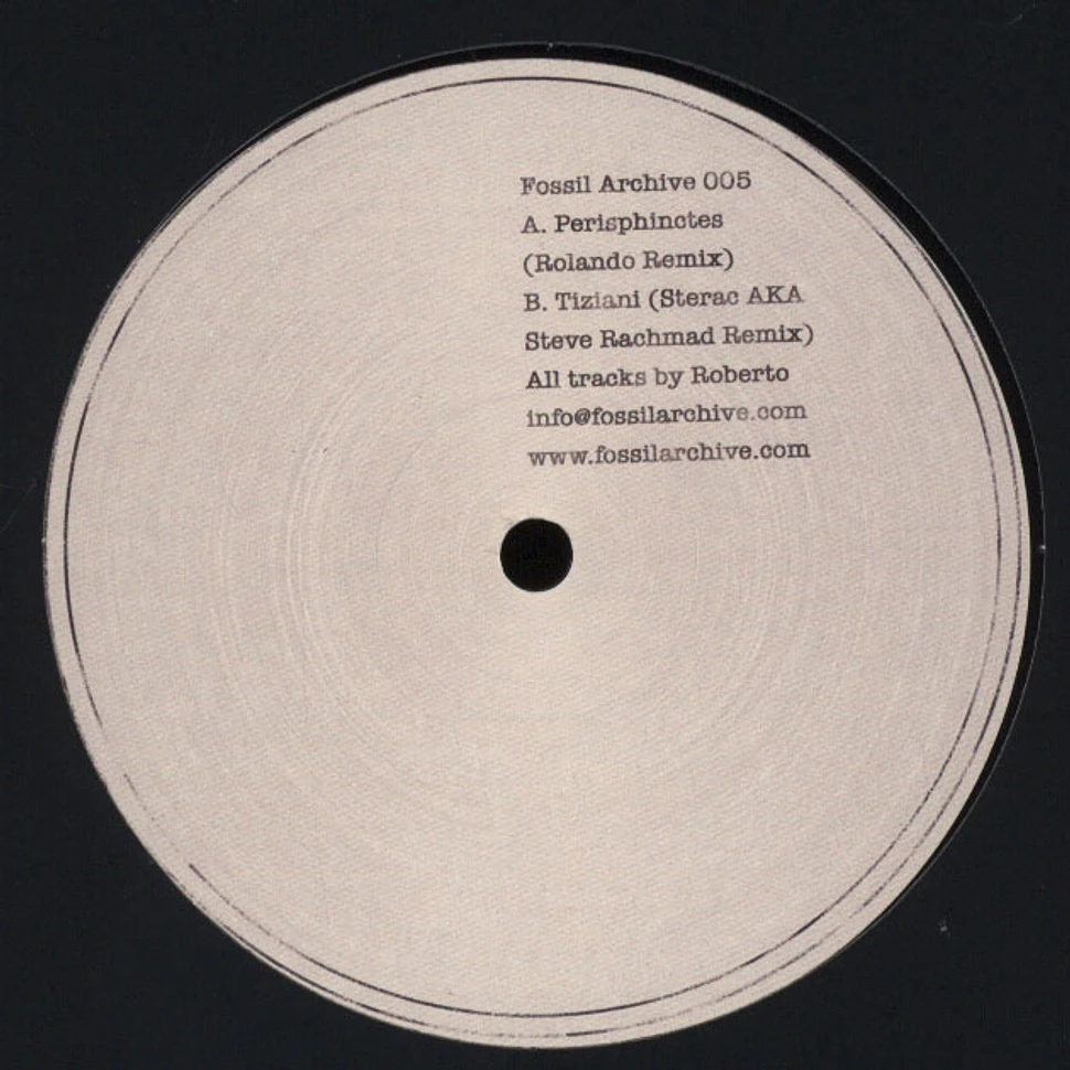 Roberto - Perisphinctes Tiziani Remixes