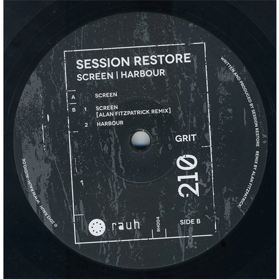 Session Restore - Screen | Harbour