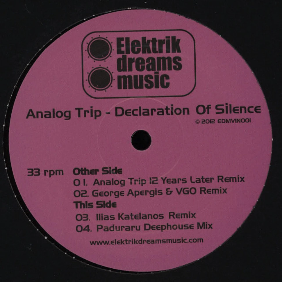 Analog Trip - Declaration Of Silence