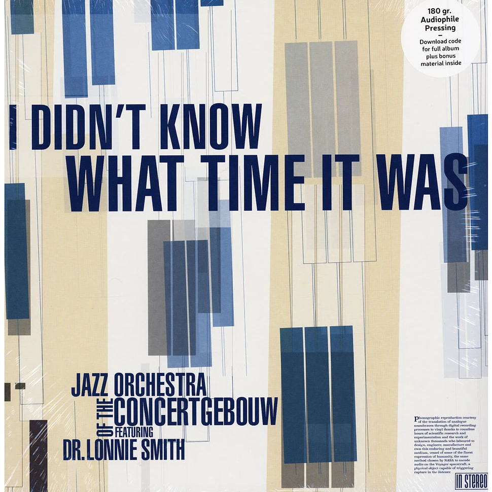 Jazz Orchestra Of The Concertgebouw Featuring Lonnie Smith - I Didn't Know What Time It Was