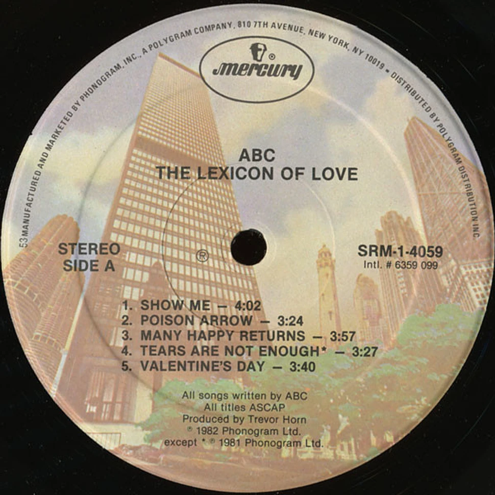 ABC - The Lexicon Of Love