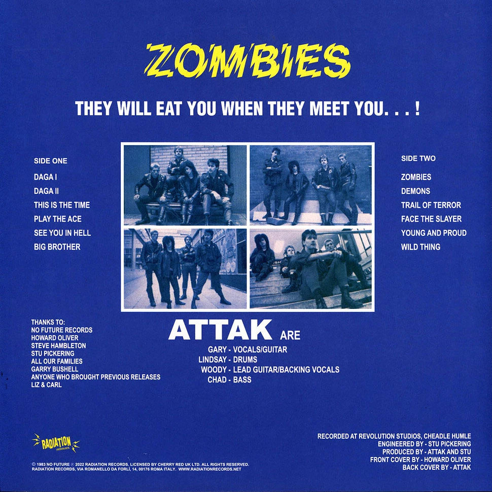 Attak - Zombies Green Vinyl Edtion
