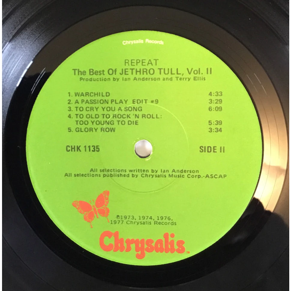 Jethro Tull - Repeat.The Best Of Jethro Tull.Vol. II Repeat