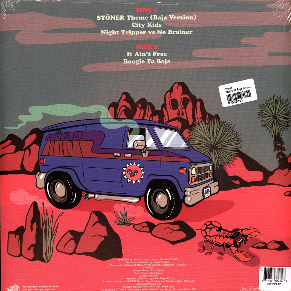 Stoner - Boogie To Baja Purple Vinyl Edition
