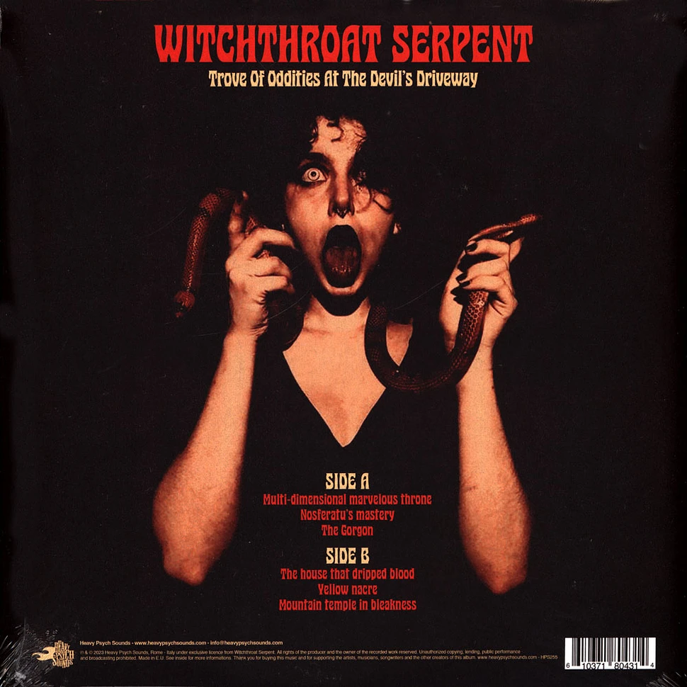 Witchthroat Serpent - Trove Of Oddities At The Devil's Driveway Black Vinyl Edition