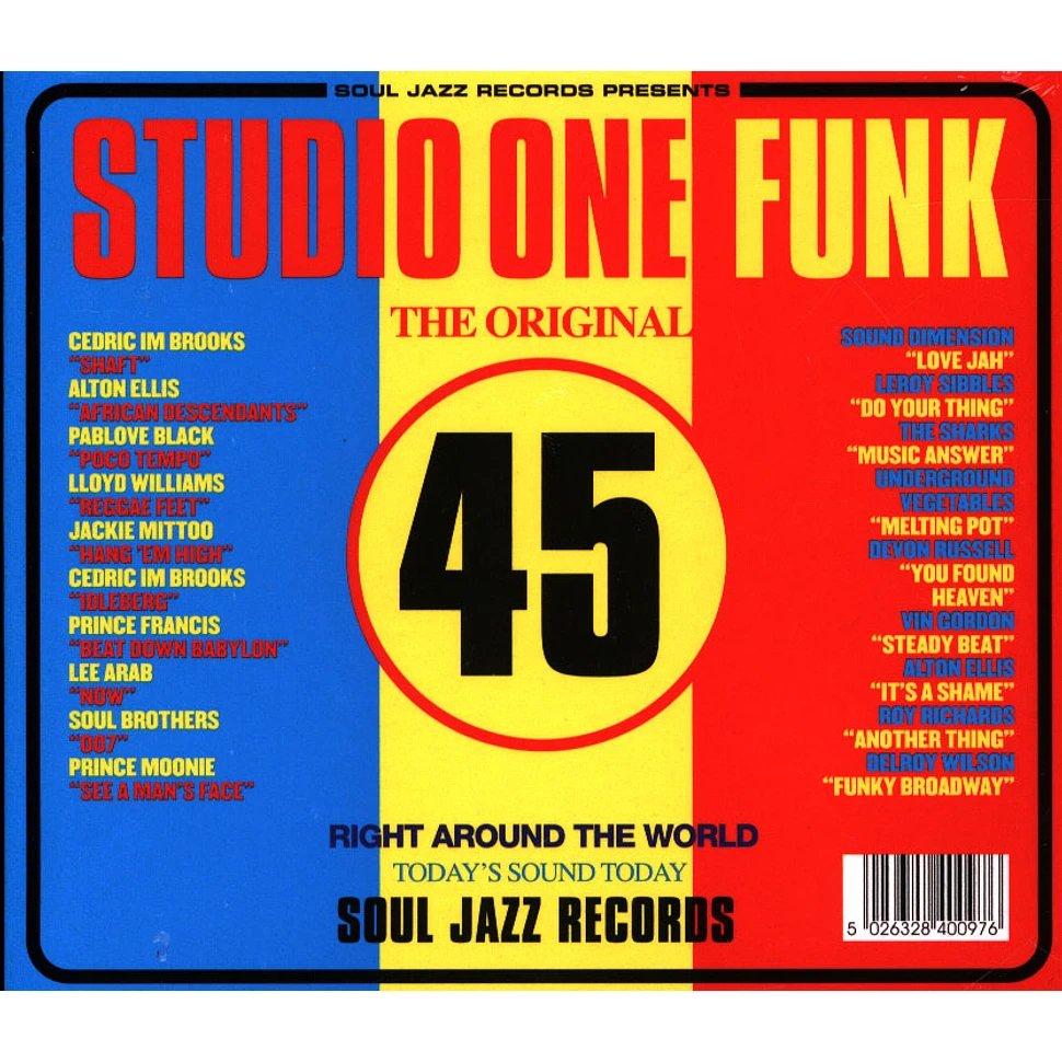 Soul Jazz Records Presents - Studio One Funk - Vinyl CD - 2004 - UK ...