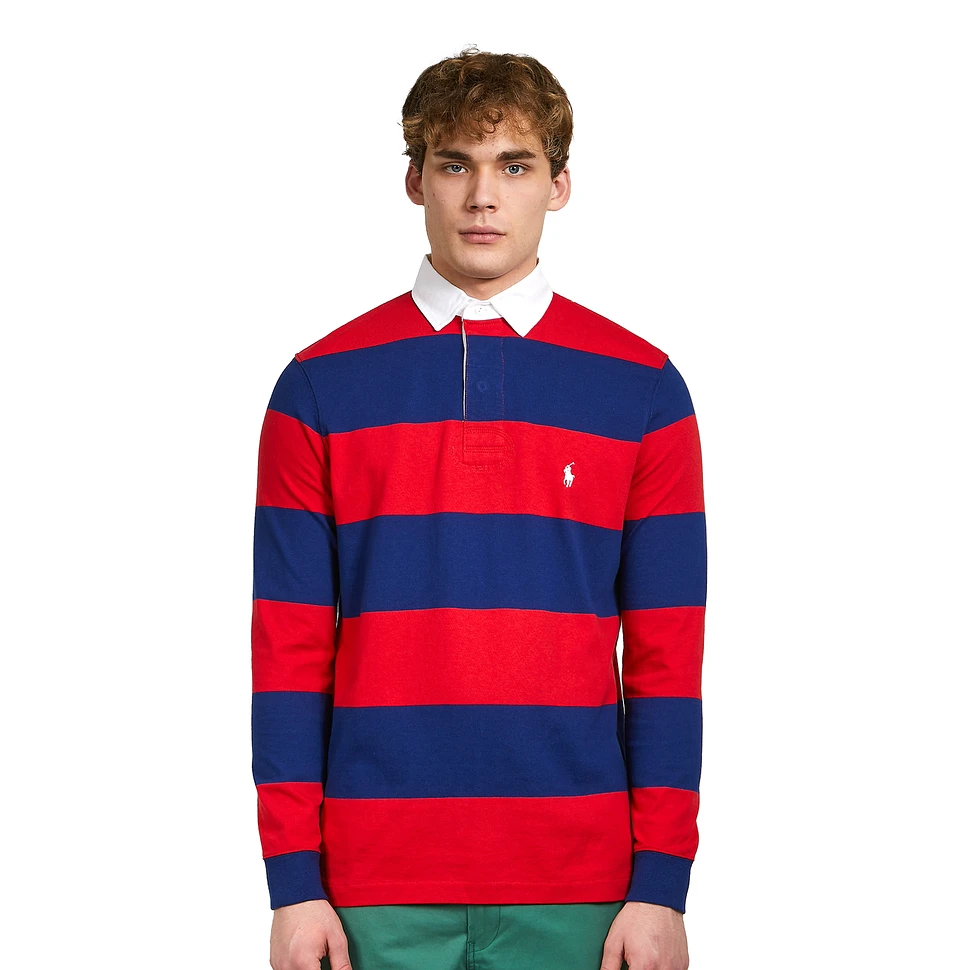 Polo Ralph Lauren - Long-Sleeve Rugby (Red / Fall Royal) | HHV