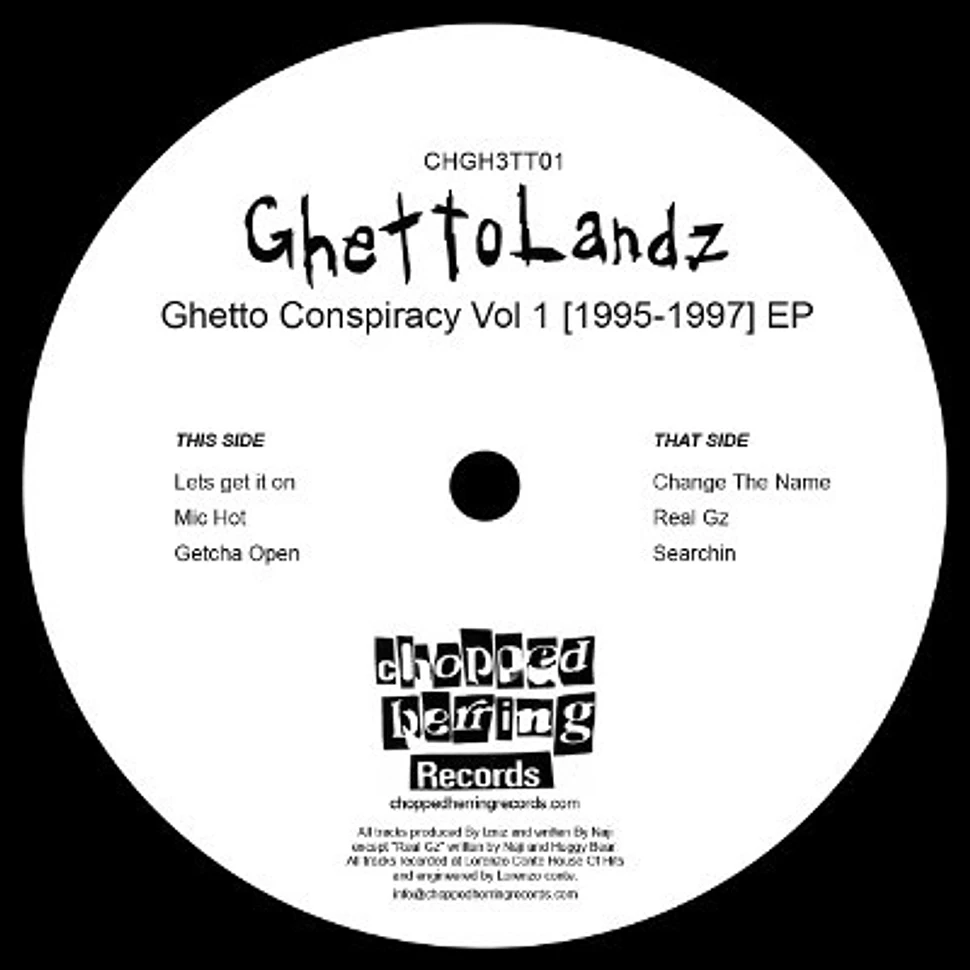 Ghettolandz - Ghetto Conspiracy Vol. 1 [1995-1997] EP