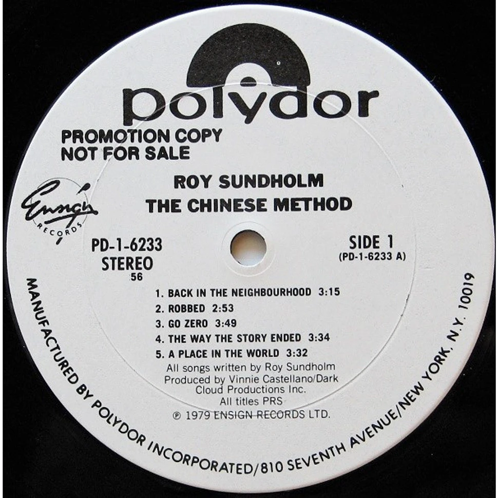 Roy Sundholm - The Chinese Method