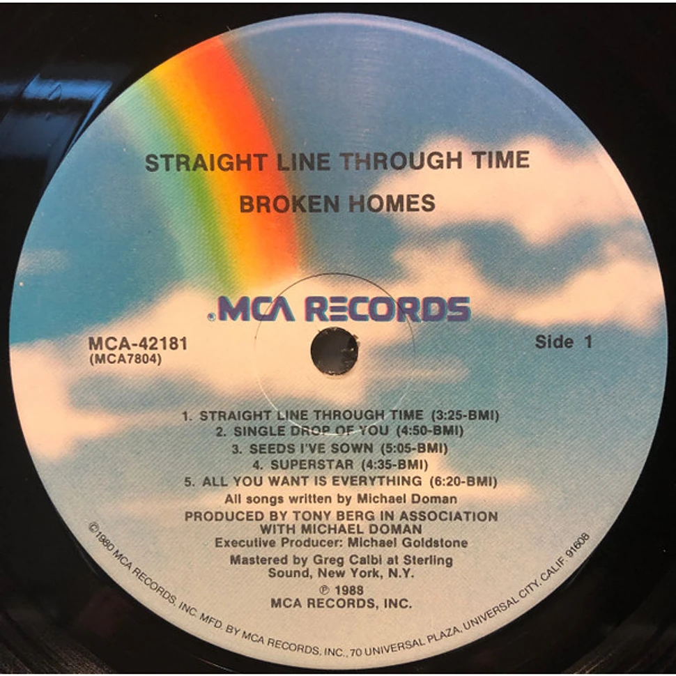 The Broken Homes - Straight Line Through Time