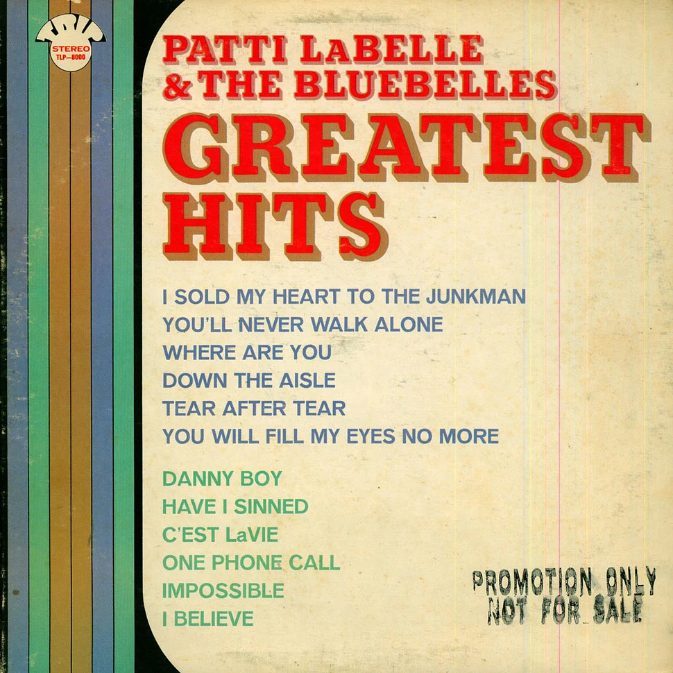 Patti LaBelle And The Bluebells - Greatest Hits - Vinyl LP - US ...