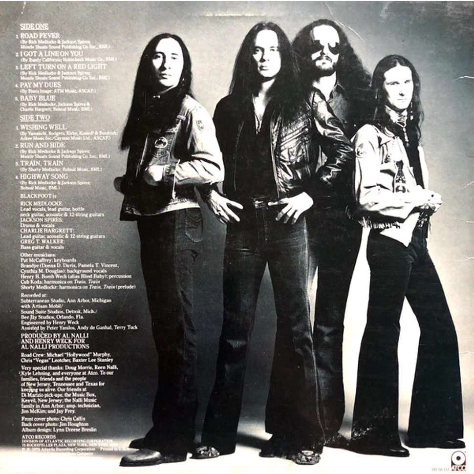 Blackfoot Strikes Vinyl LP 1979 US Original HHV