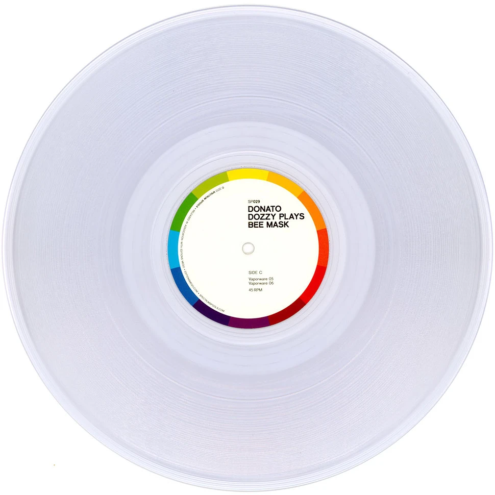 Donato Dozzy - Plays Bee Mask Clear Vinyl Edition