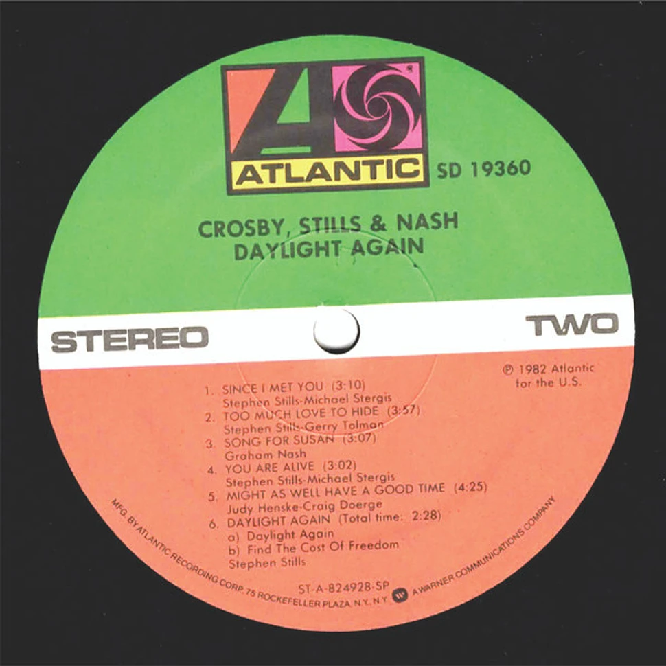 Crosby, Stills & Nash - Daylight Again