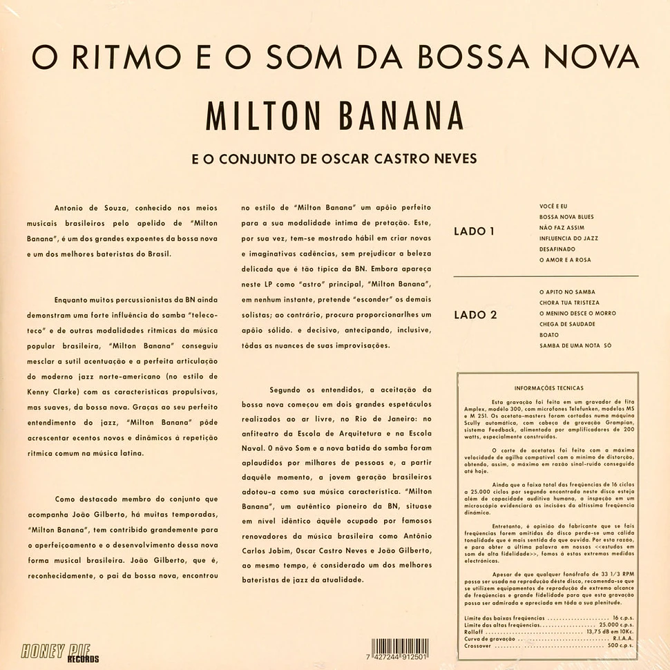 Milton Banana Com Conjunto Oscar Castro Neves - O Ritmo E O Som Da Bossa Nova
