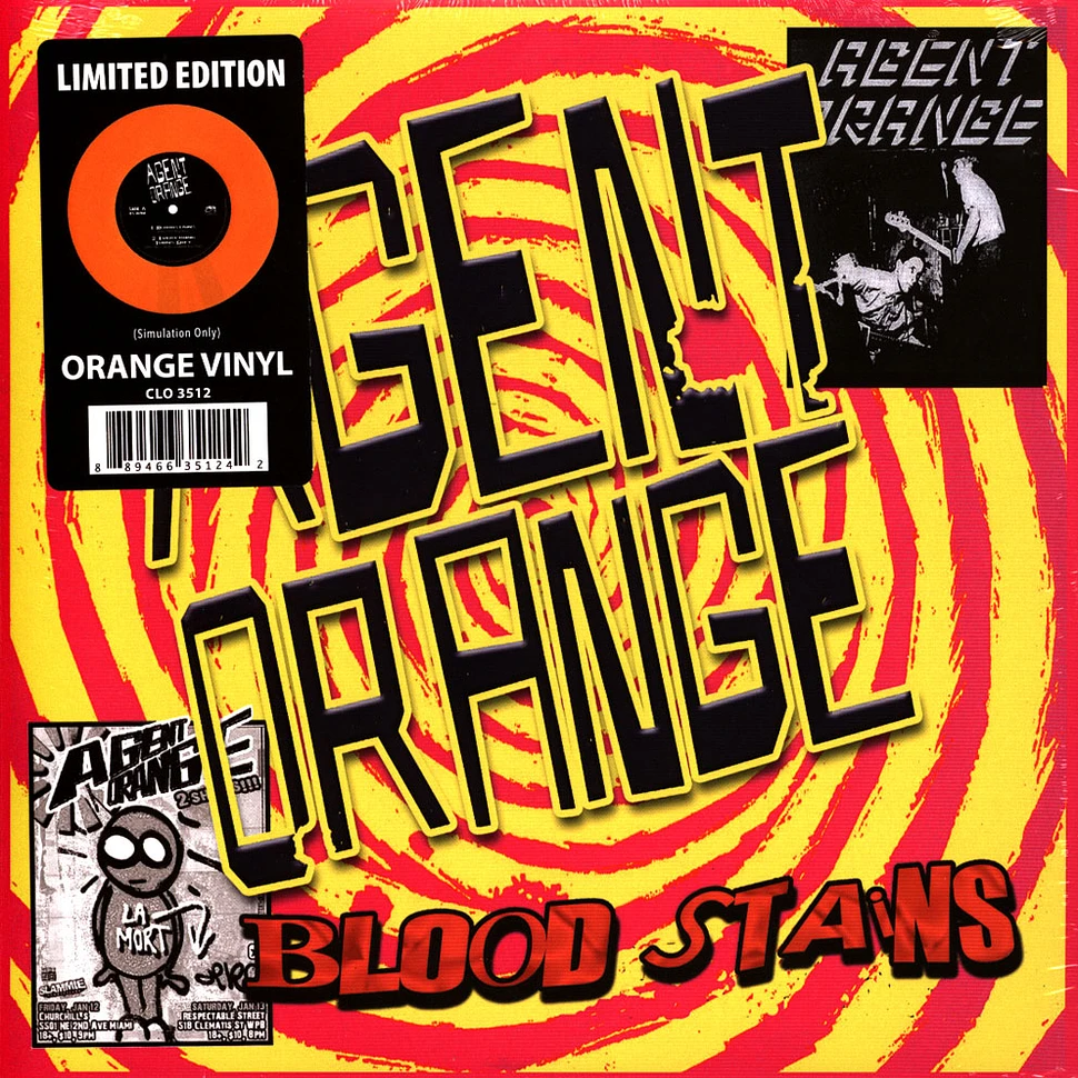 Agent Orange - Blood Stains Orange Vinyl Edition