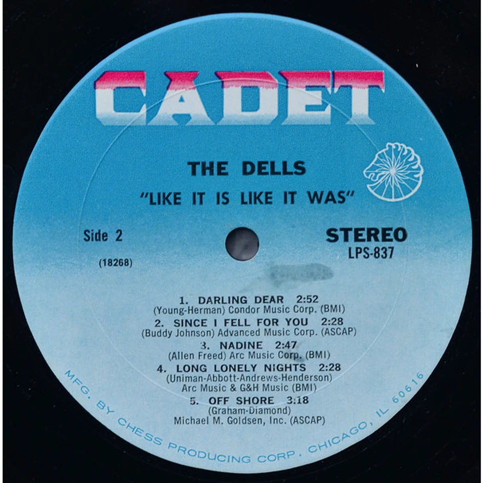 The Dells - Like It Is Like It Was