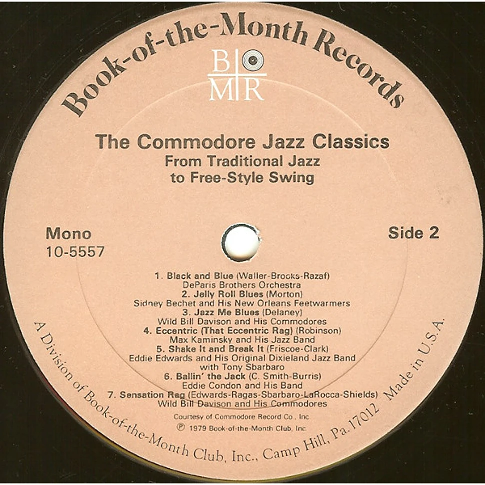 V.A. - The Commodore Jazz Classics