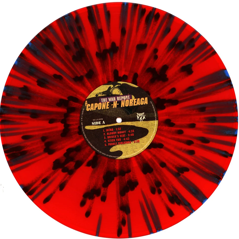 Capone-N-Noreaga - The War Report Red & Blue Splatter Vinyl Edition