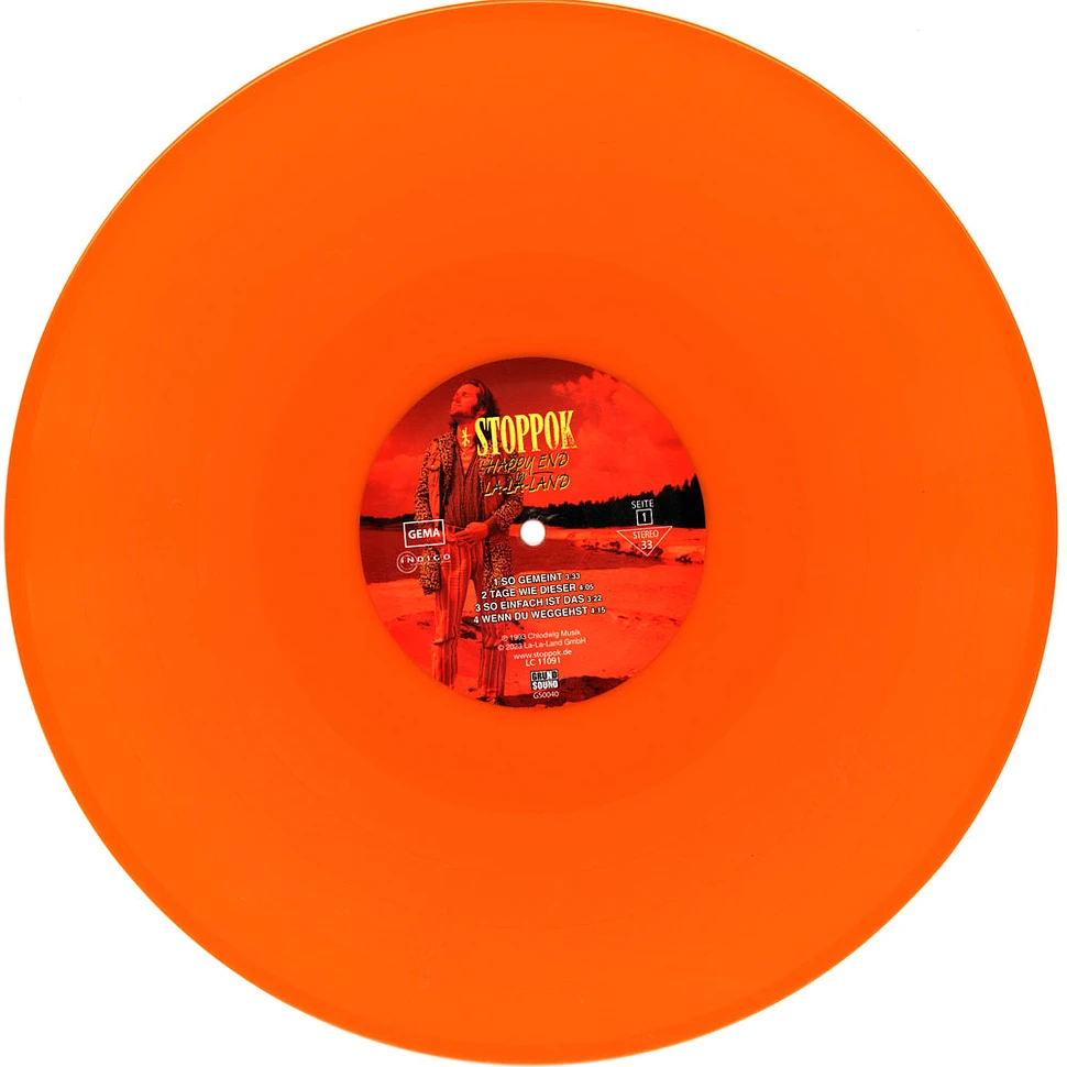 Stoppok - Happy End Im La-La Land Orange Vinyl Edition