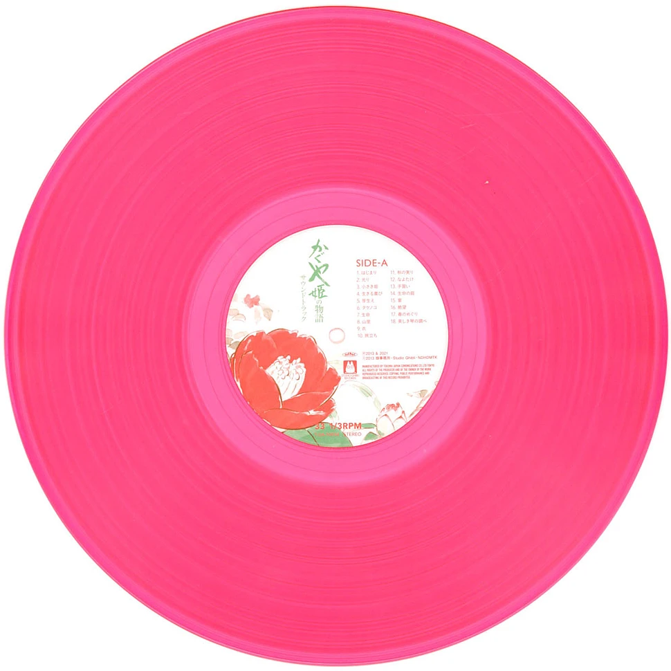 Joe Hisaishi - OST The Tale Of The Princess Kaguya Clear Salmon Pink Vinyl Edition