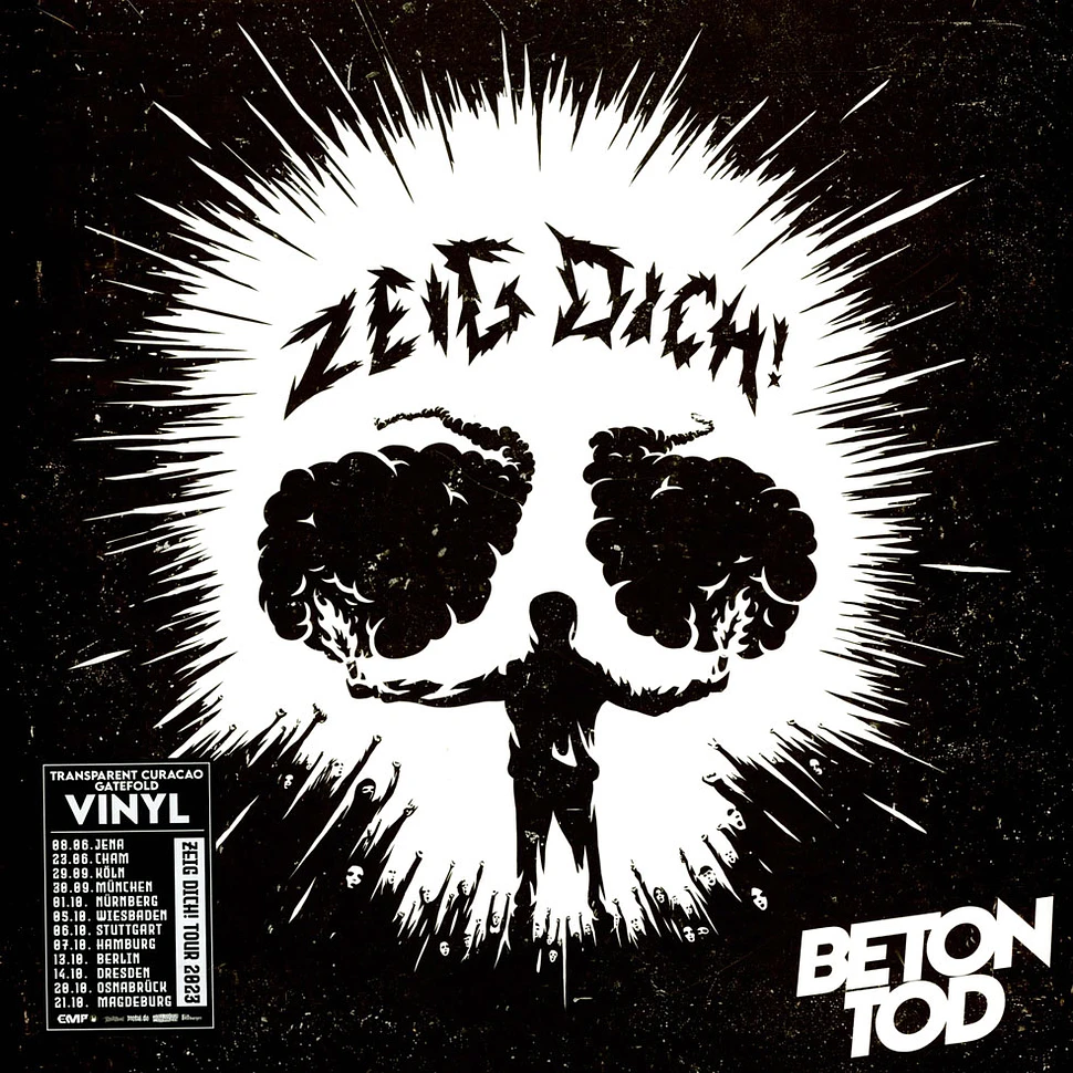 Betontod - Zeig Dich! Ltd. Fan-Box Curacao Transparent Vinyl Edition