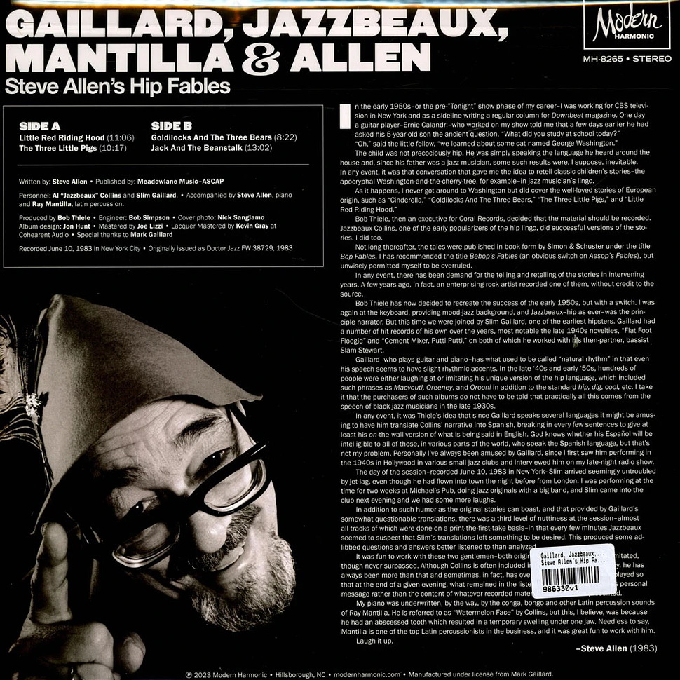 Gaillard, Jazzbeaux, Mantilla & Allen - Steve Allen's Hip Fables
