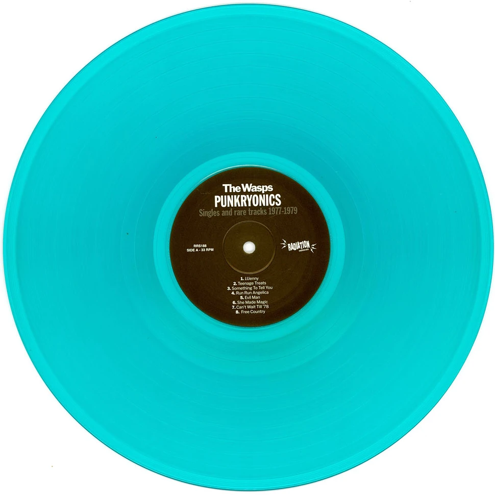 The Wasps - Punkryonics Singles & Rare Tracks 1977-1979 Blue Vinyl Edtion