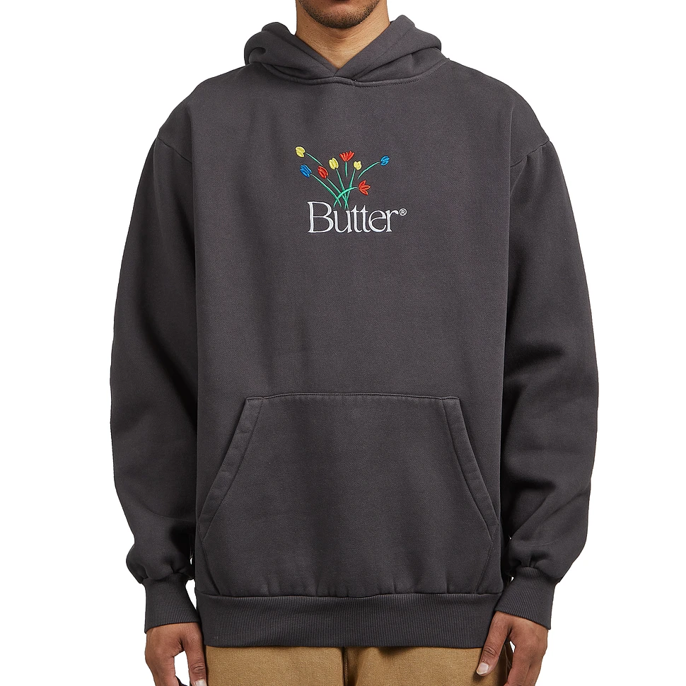 Butter Goods - Bouquet Embroidered Pullover Hood