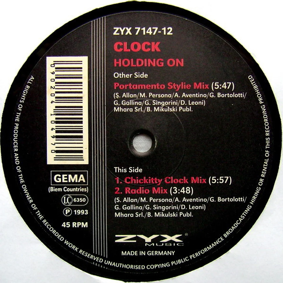 Clock - Holding On