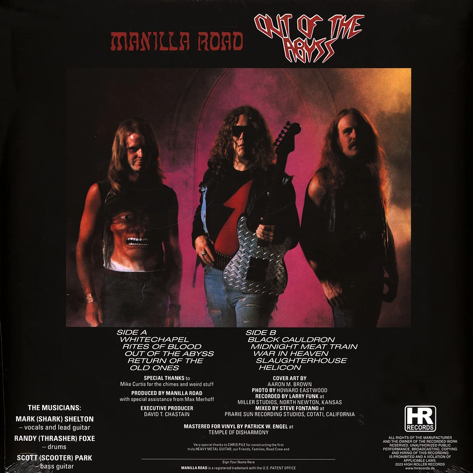 Manilla Road - Out Of The Abyss Bi-Color Vinyl Edition