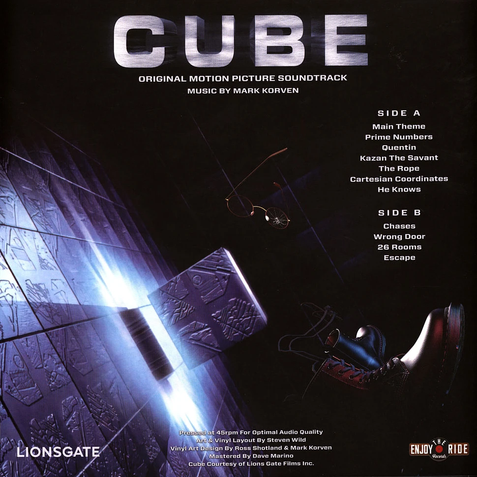 Mark Korven - OST Cube Red Vinyl Edition - Vinyl LP - 2023 - US