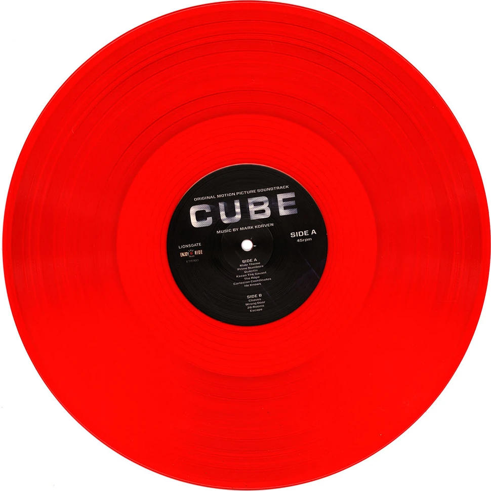 Mark Korven - OST Cube Red Vinyl Edition - Vinyl LP - 2023 - US