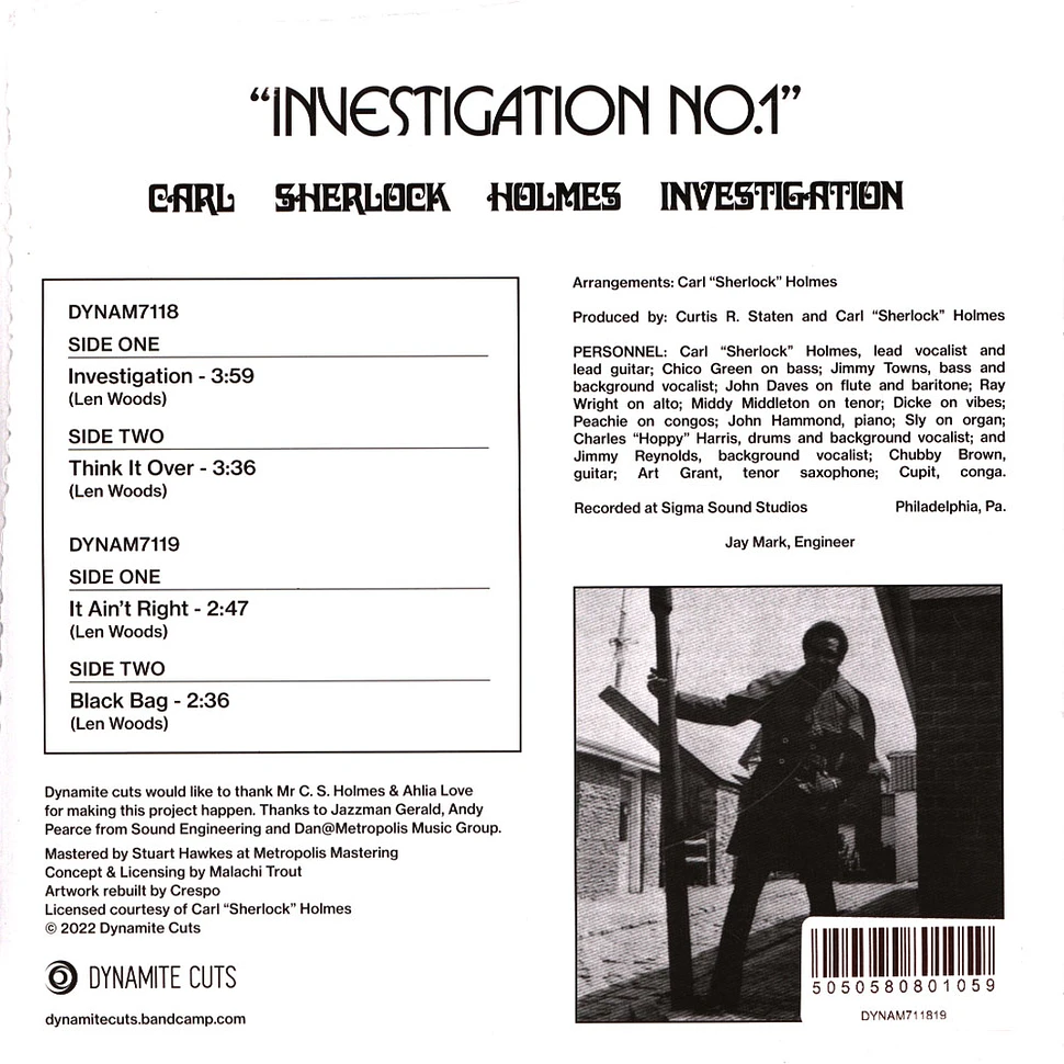 Carl Sherlock Holmes - Investigations No.1 45's Collection