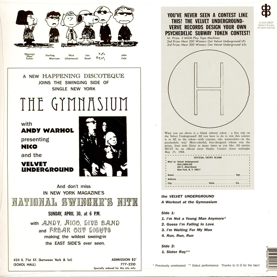 Velvet Underground - Live At The Gymnasium New York 1967