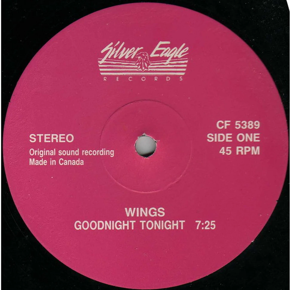 Wings / Cliff Richard - Goodnight Tonight / We Don't Talk Anymore