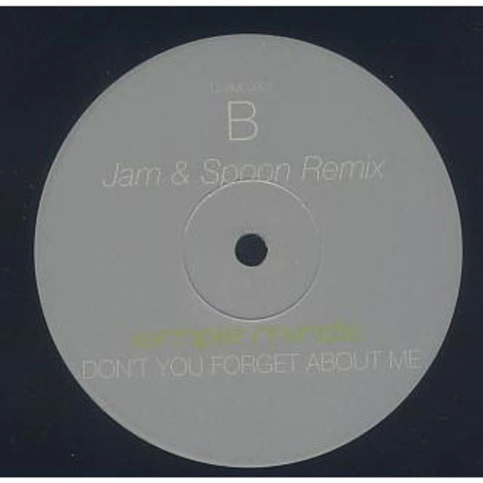 Simple Minds - Waterfront (Union Jack Remix) / Don't You Forget About Me (Jam & Spoon Remix)