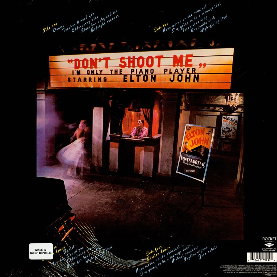 Elton John - Don't Shoot Me I'm Only The Piano Player Record Store Day 2023 Edition