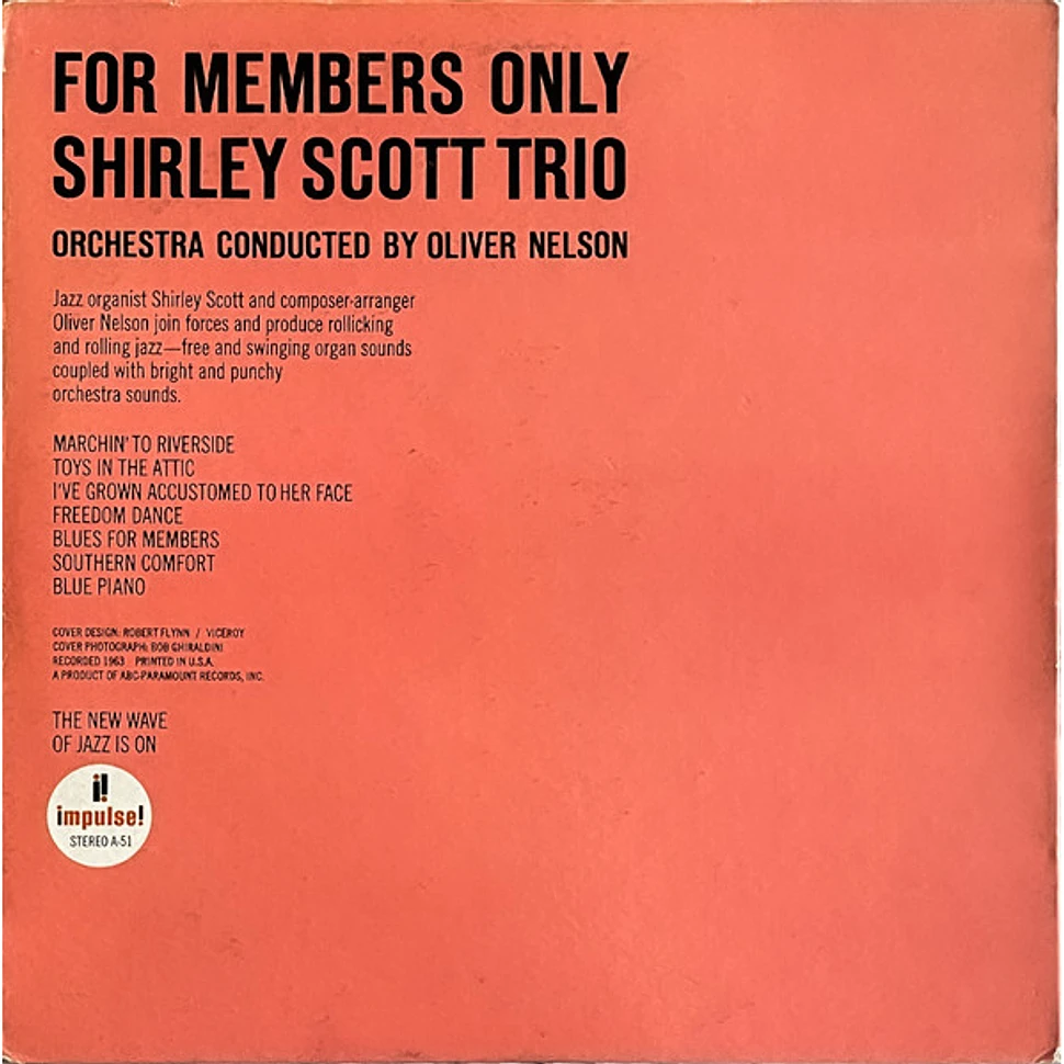 Shirley Scott Trio - For Members Only