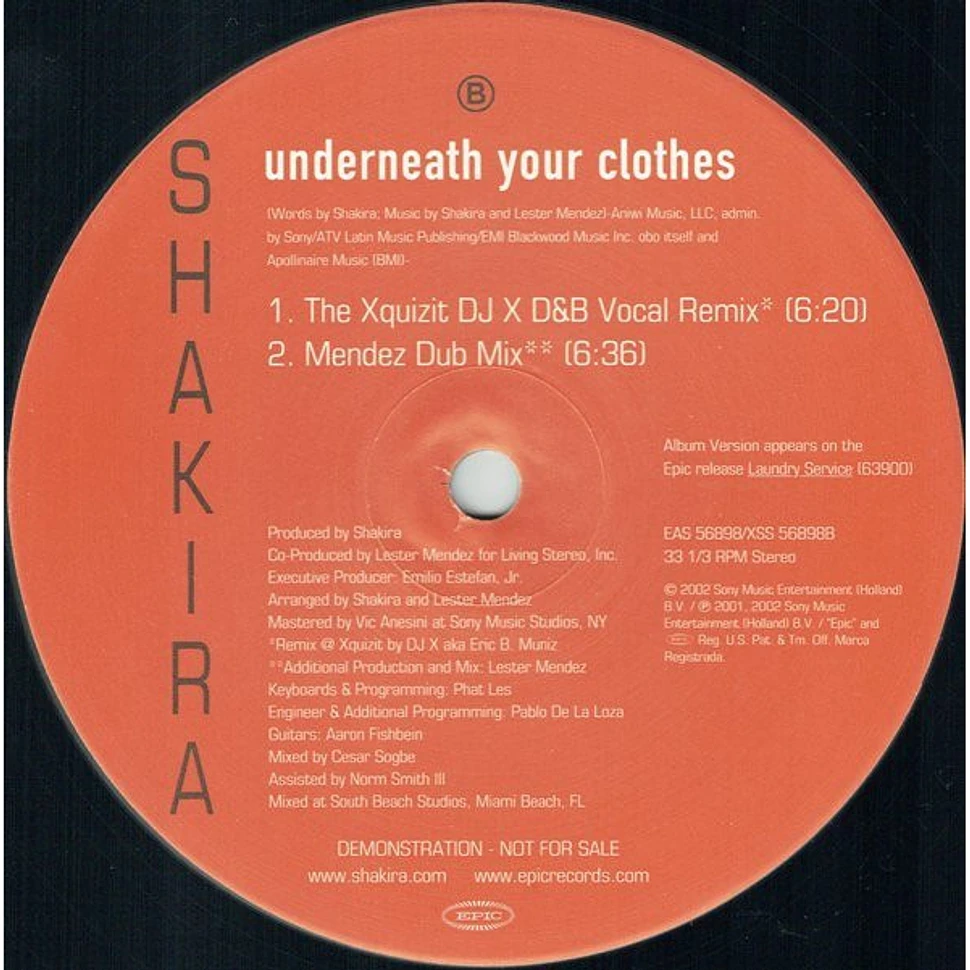 Shakira - Underneath Your Clothes (Lester Mendez & DJ X Remixes)