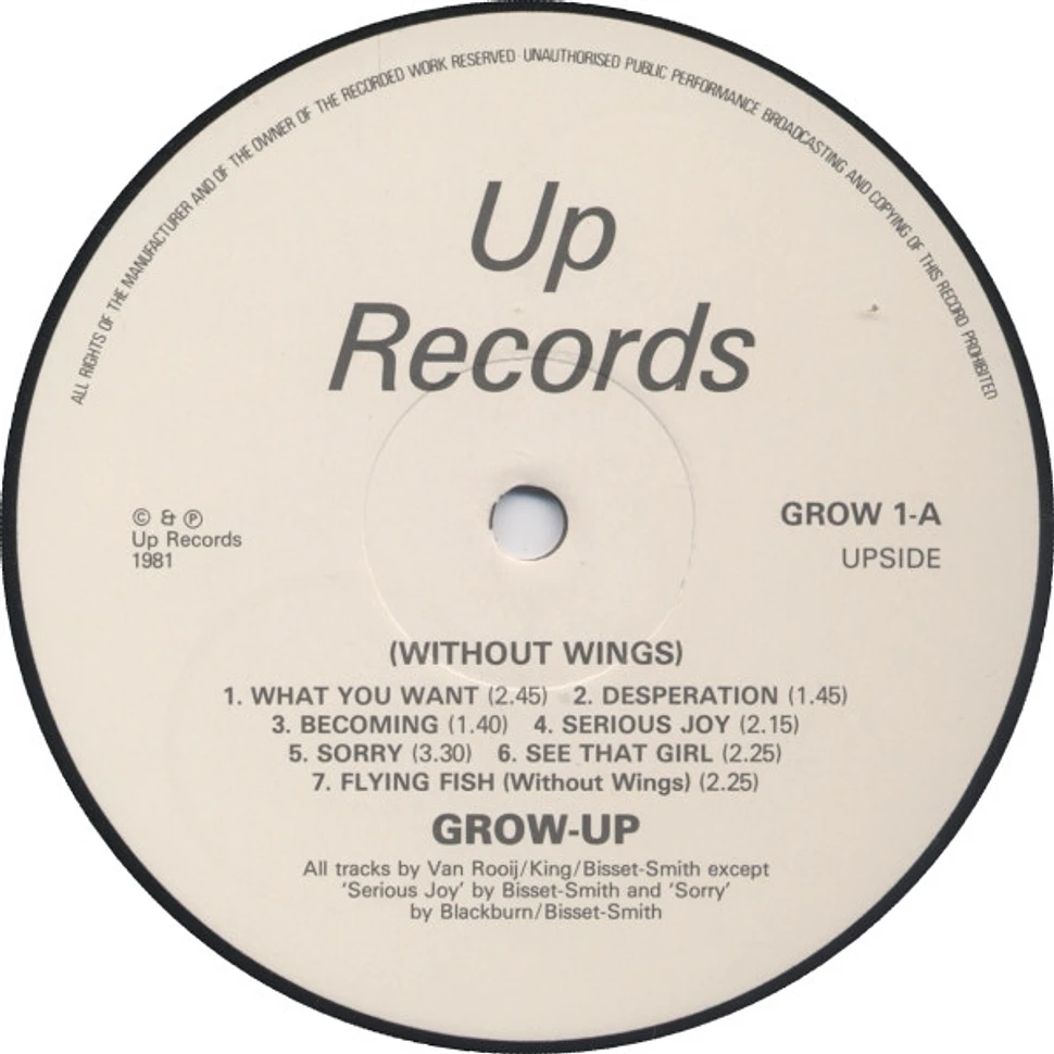 Grow-Up - (Without Wings)