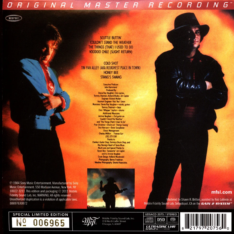 Stevie Ray Vaughan - Couldn't Stand The Weather Sacd Edition