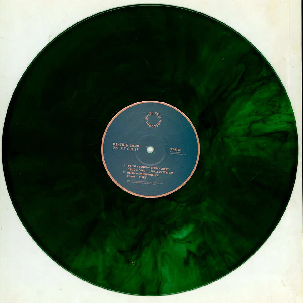 De-Tu & Congi - Off My Chest Marbled Green Vinyl Edtion