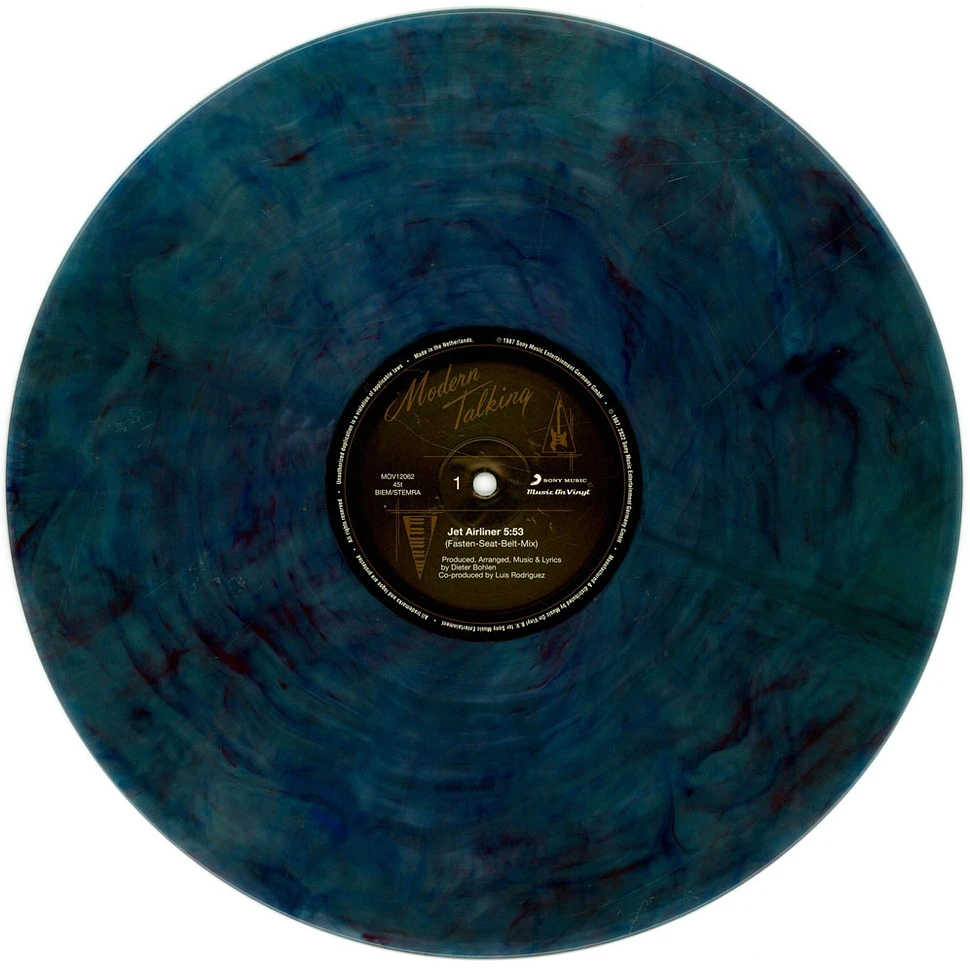 Modern Talking - Jet Airliner Translucent Blue Vinyl Edition