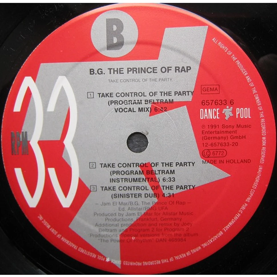 B.G. The Prince Of Rap - Take Control Of The Party (Remixes)